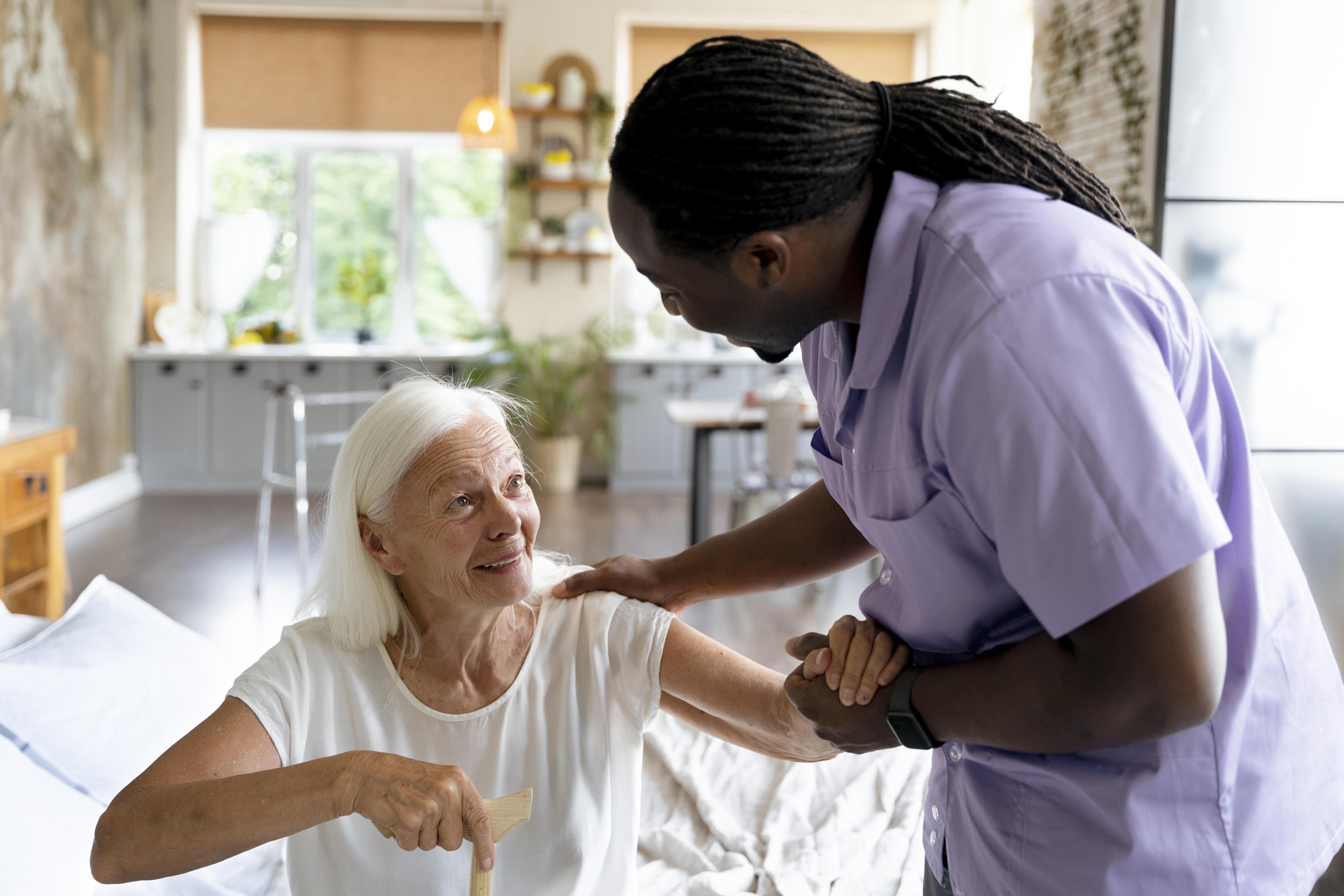 Compassionate caregivers providing personalized care to residents