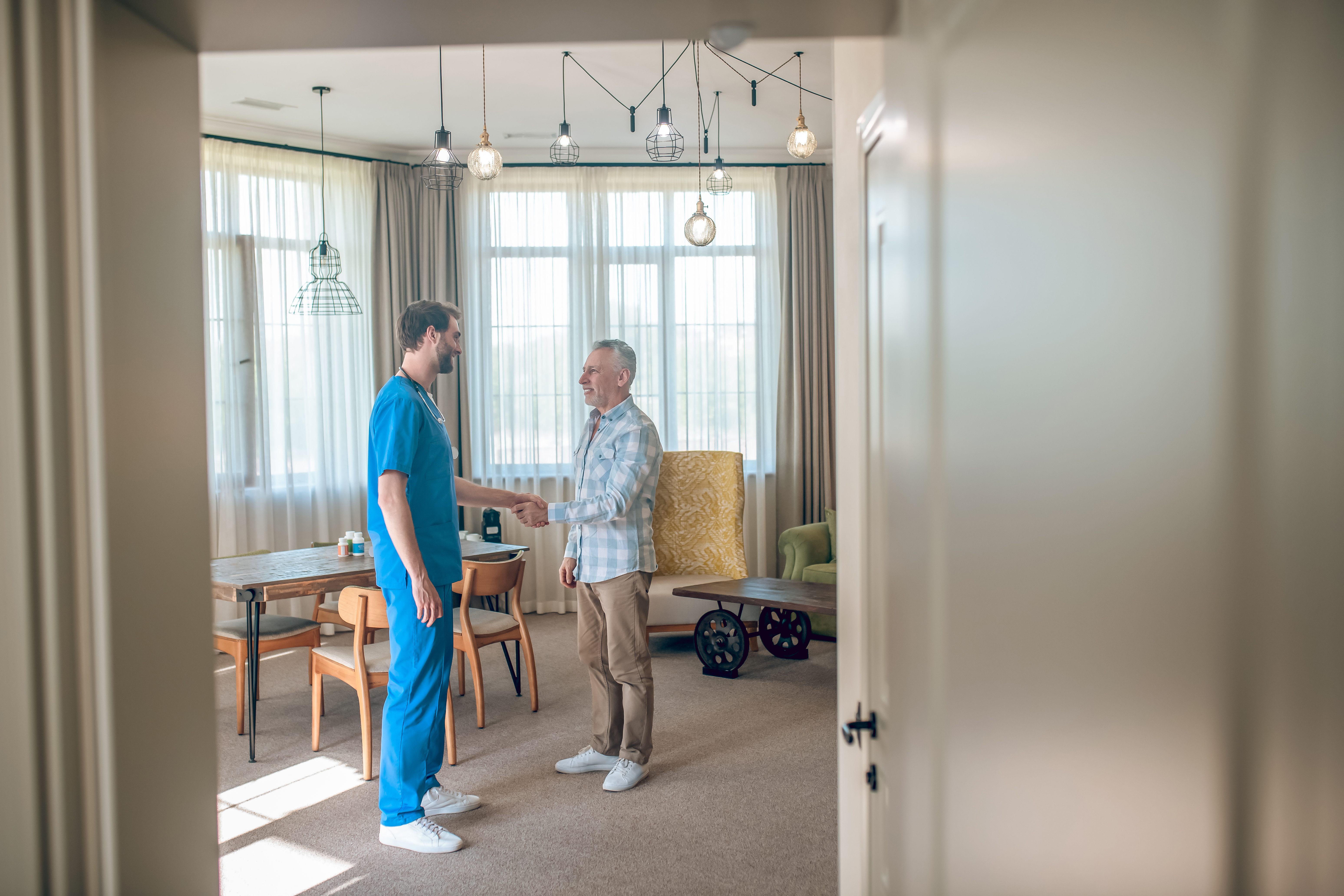 Spacious shared rooms for residents